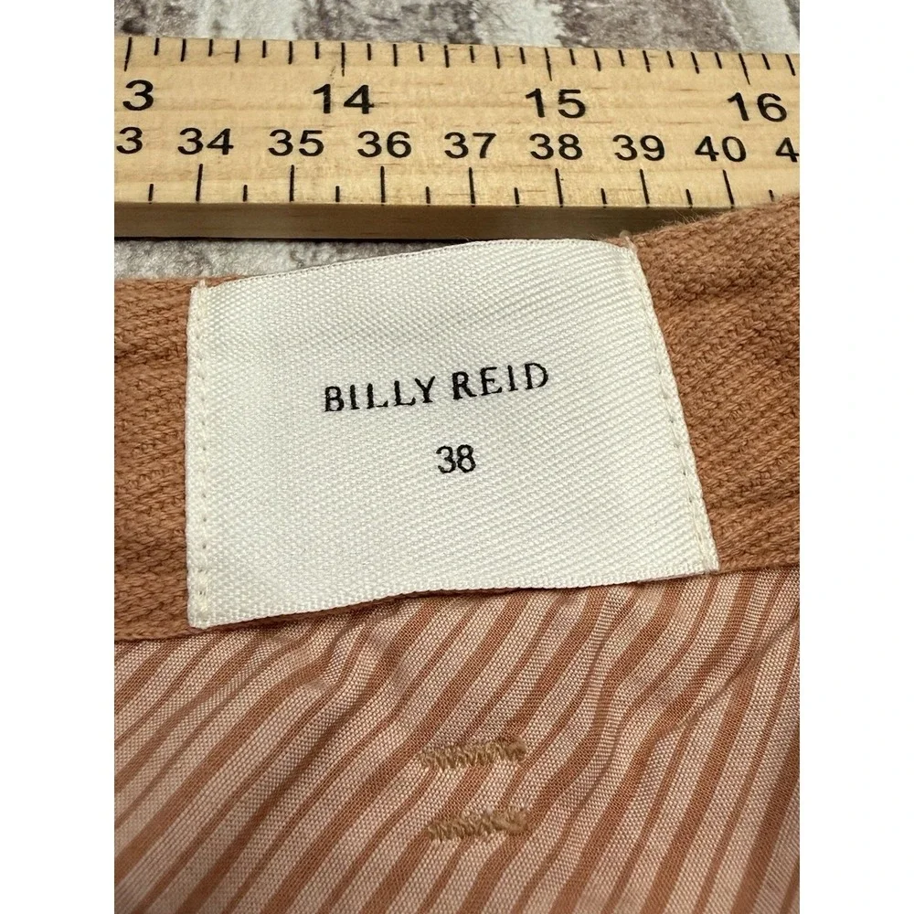 Billy Reid Chino Pants 100% Pima Cotton Peach Coastal Preppy Pastel 38x34